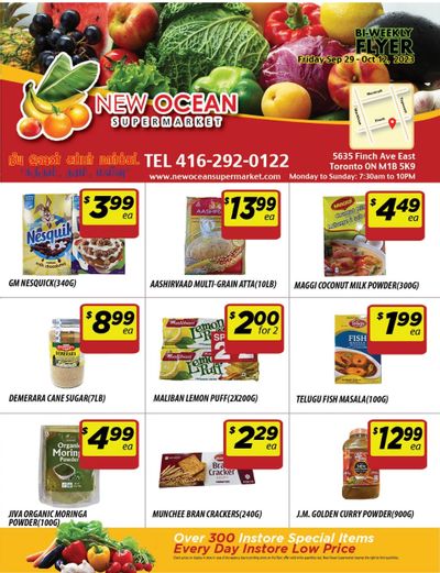 New Ocean Supermarket Flyer September 29 to October 12