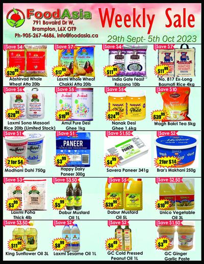 FoodAsia Flyer September 29 to October 5