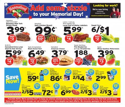 Hannaford Weekly Ad & Flyer May 17 to 23