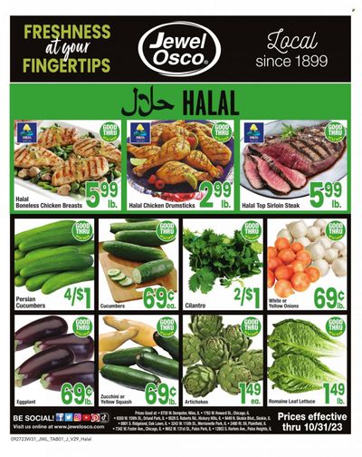 Jewel Osco (IL) Weekly Ad Flyer Specials September 27 to October 31, 2023