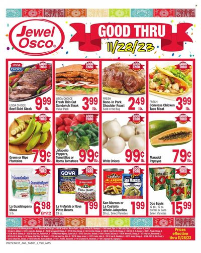 Jewel Osco (IL) Weekly Ad Flyer Specials September 27 to November 28, 2023