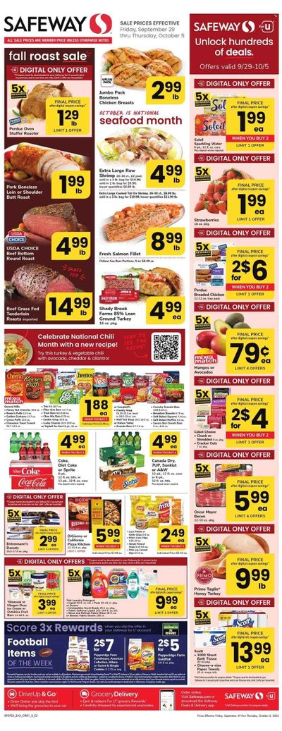 Safeway (DE) Weekly Ad Flyer Specials September 29 to October 5, 2023
