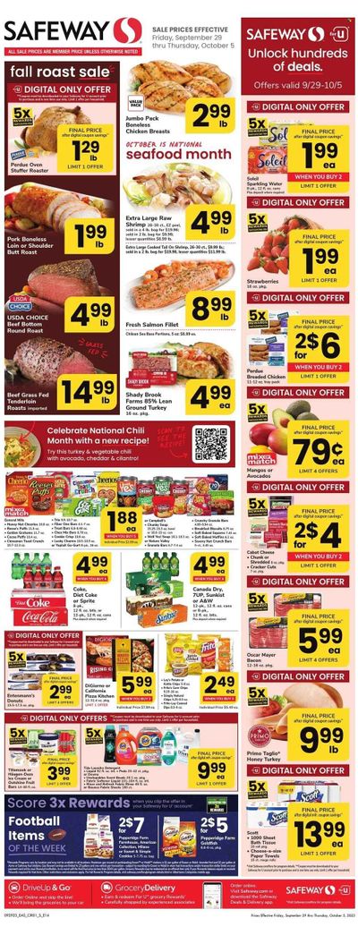 Safeway (MD) Weekly Ad Flyer Specials September 29 to October 5, 2023
