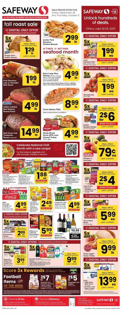 Safeway (VA) Weekly Ad Flyer Specials September 29 to October 5, 2023