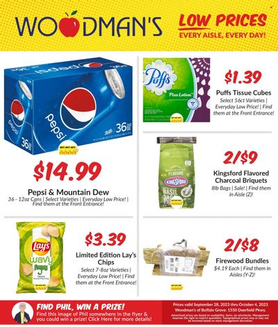 Woodman's Markets (IL, WI) Weekly Ad Flyer Specials September 28 to October 4, 2023