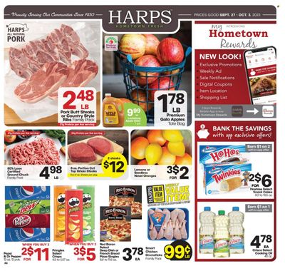 Harps Hometown Fresh (AR, KS, MO, OK) Weekly Ad Flyer Specials September 27 to October 3, 2023