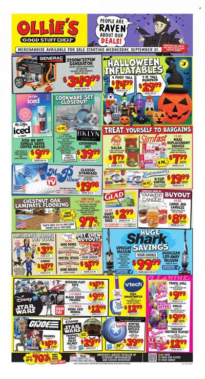 Ollie's Bargain Outlet Weekly Ad Flyer Specials September 27 to October 4, 2023