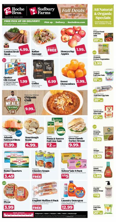 Roche Bros. (MA) Weekly Ad Flyer Specials September 29 to October 5, 2023
