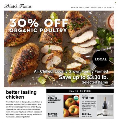 Bristol Farms (CA) Weekly Ad Flyer Specials September 27 to October 10, 2023