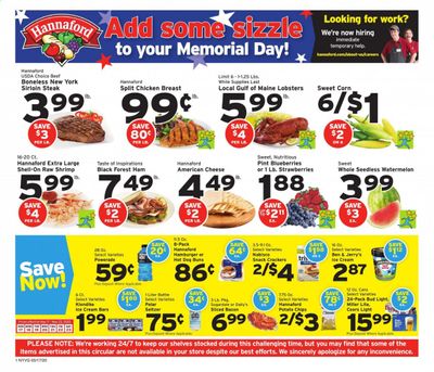 Hannaford Weekly Ad & Flyer May 17 to 23 Hannaford Weekly Ad & Flyer May 17 to 23