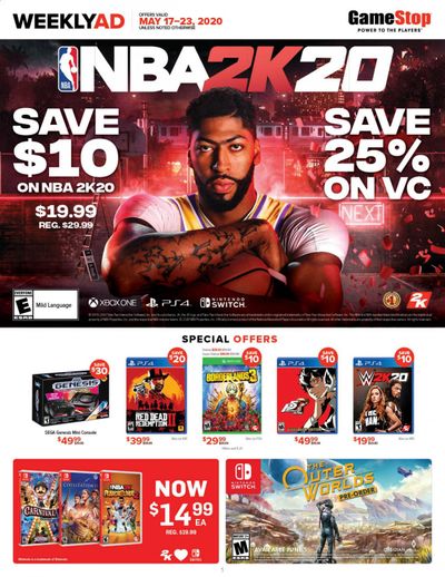 GameStop Weekly Ad & Flyer May 17 to 23