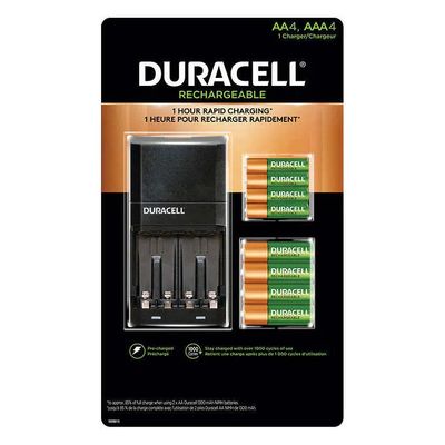 Duracell Ion Speed 4000 Charger Kit with 4 × AA Batteries and 4 × AAA Batteries On Sale for $ 24.99 at Costco Canada