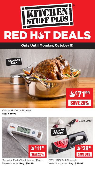 Kitchen Stuff Plus Red Hot Deals Flyer October 2 to 9