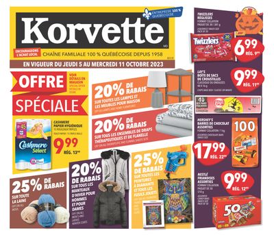 Korvette Flyer October 5 to 11