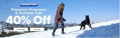 Eddie Bauer Canada Preseason Outerwear and Footwear Sale: Save 40% + Fall Sale up to 50% off + Extra 50% off Clearance