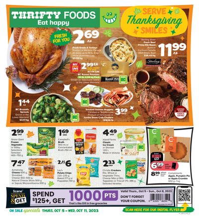 Thrifty Foods Flyer October 5 to 11