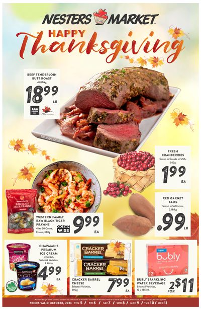 Nesters Market Flyer October 5 to 11