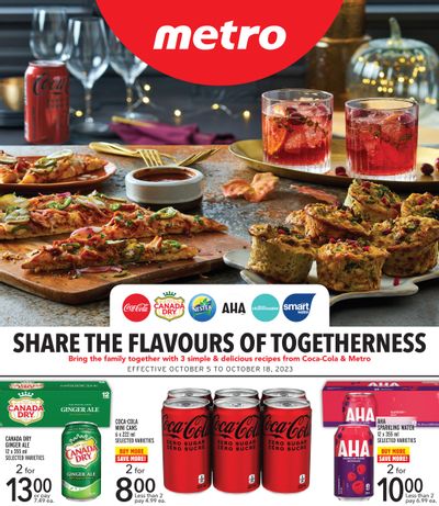 Metro (ON) Share The Flavours Of Togetherness Flyer October 5 to 18