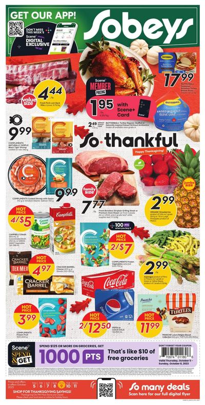 Sobeys (ON) Flyer October 5 to 11