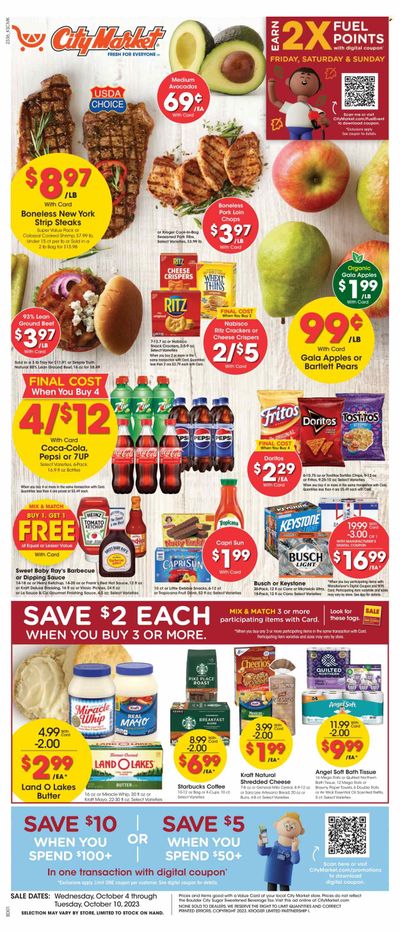 City Market (CO, UT, WY) Weekly Ad Flyer Specials October 4 to October 10, 2023
