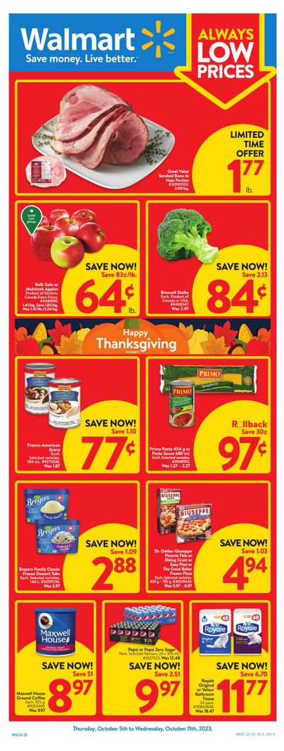 Walmart (ON) Flyer October 5 to 11