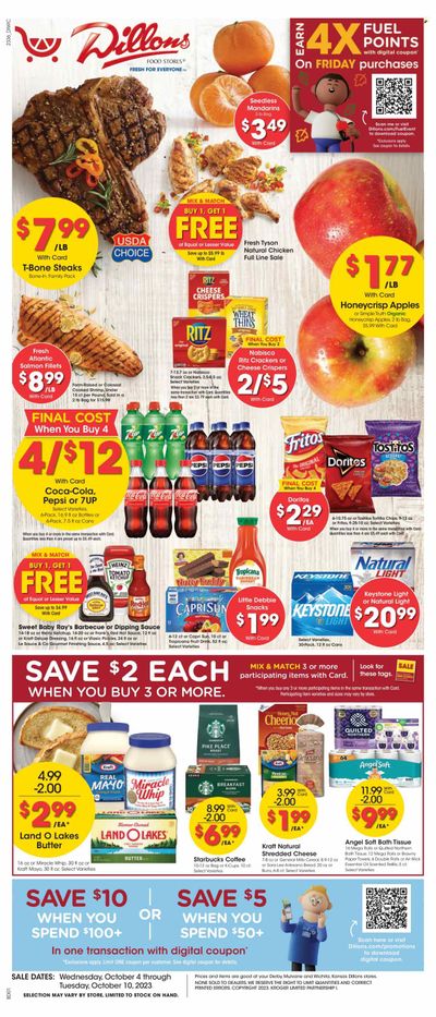 Dillons (KS) Weekly Ad Flyer Specials October 4 to October 10, 2023