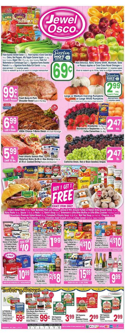 Jewel Osco (IL) Weekly Ad Flyer Specials October 4 to October 10, 2023