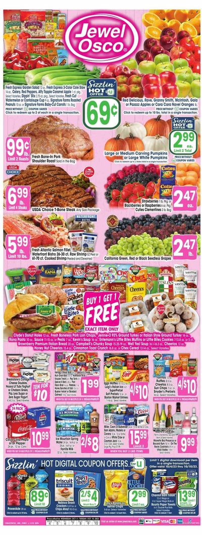 Jewel Osco (IL) Weekly Ad Flyer Specials October 4 to October 10, 2023