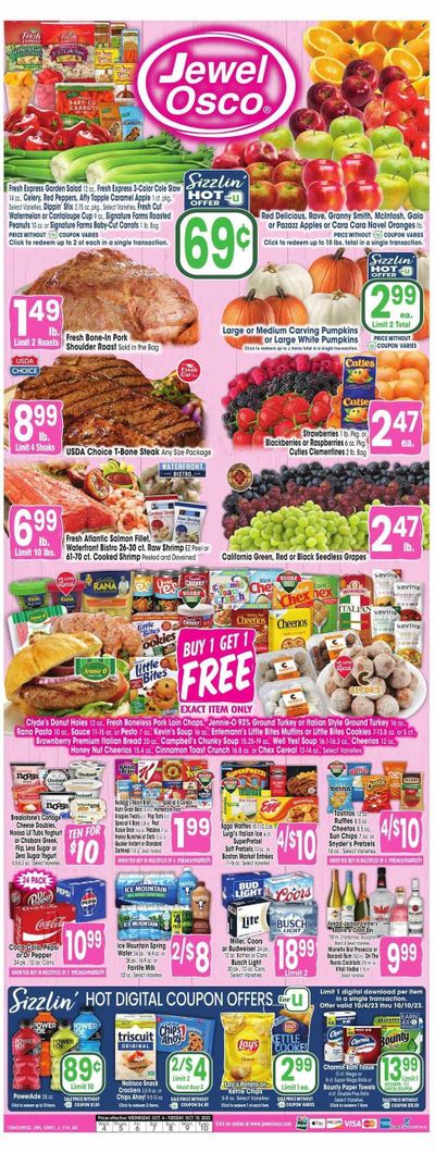 Jewel Osco (IL) Weekly Ad Flyer Specials October 4 to October 10, 2023