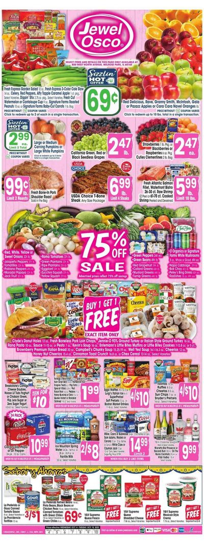 Jewel Osco (IL) Weekly Ad Flyer Specials October 4 to October 10, 2023