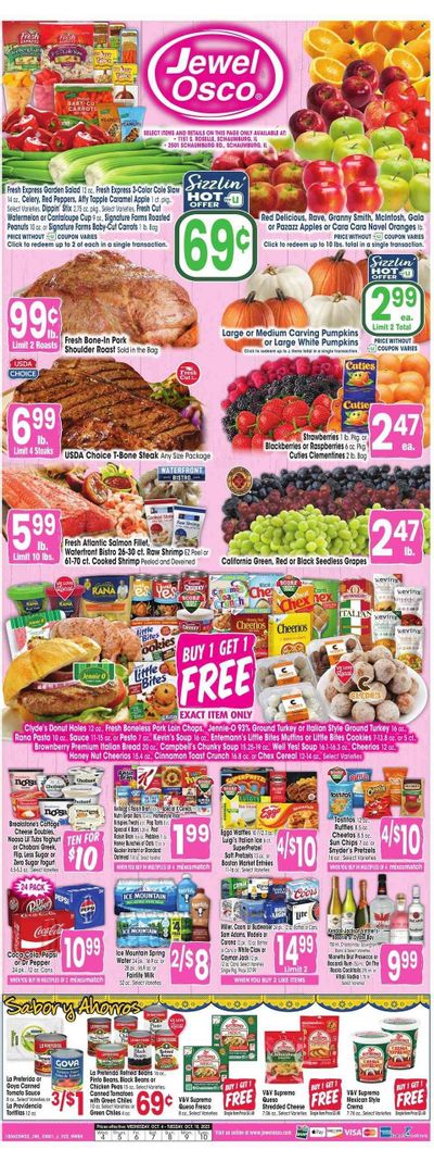 Jewel Osco (IL) Weekly Ad Flyer Specials October 4 to October 10, 2023