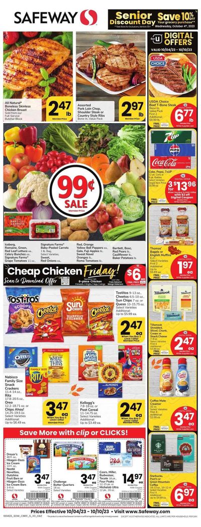 Safeway (AZ) Weekly Ad Flyer Specials October 4 to October 10, 2023