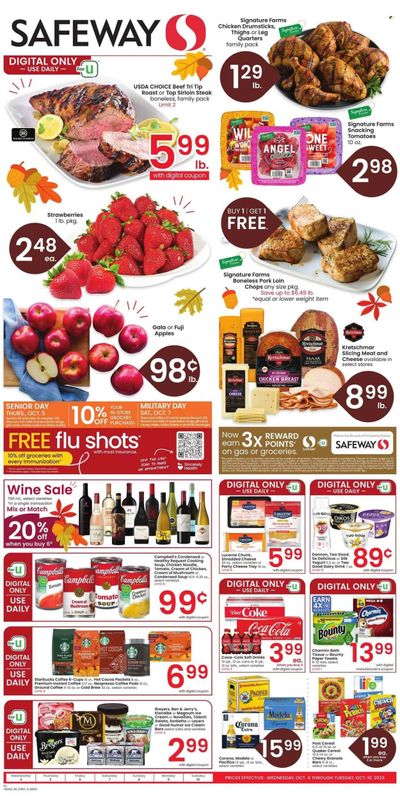 Safeway (CO) Weekly Ad Flyer Specials October 4 to October 10, 2023