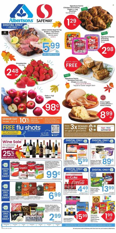 Safeway (MT) Weekly Ad Flyer Specials October 4 to October 10, 2023