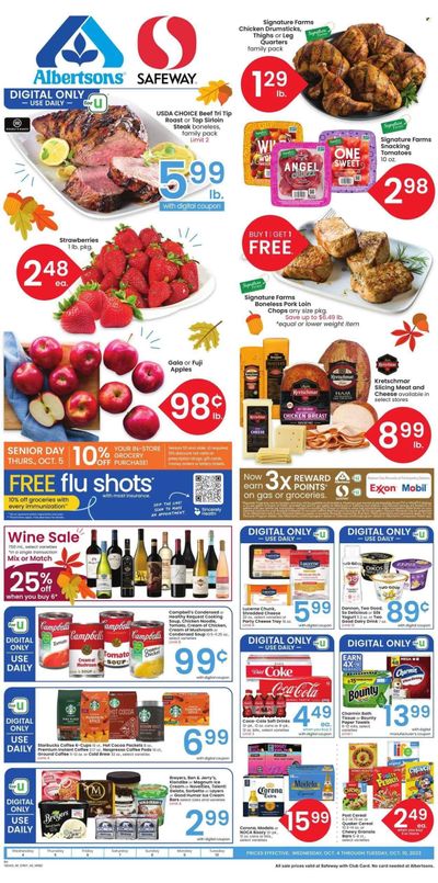 Safeway (MT) Weekly Ad Flyer Specials October 4 to October 10, 2023