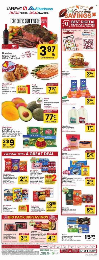 Safeway (NM) Weekly Ad Flyer Specials October 4 to October 10, 2023