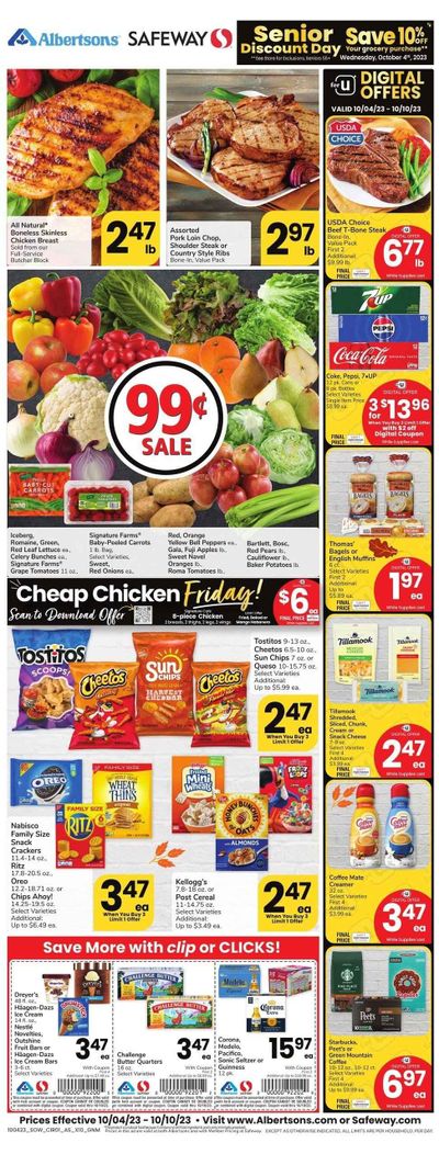 Safeway (NM) Weekly Ad Flyer Specials October 4 to October 10, 2023