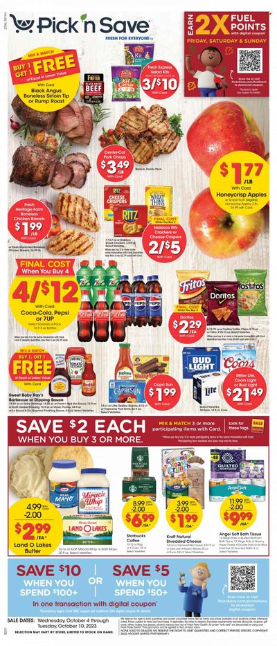 Pick ‘n Save (WI) Weekly Ad Flyer Specials October 4 to October 10, 2023
