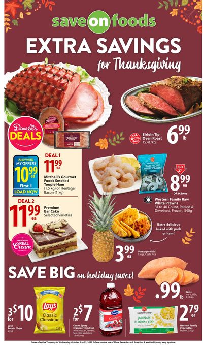 Save On Foods (AB) Flyer October 5 to 11