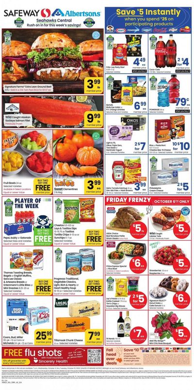 Safeway (WA) Weekly Ad Flyer Specials October 4 to October 10, 2023