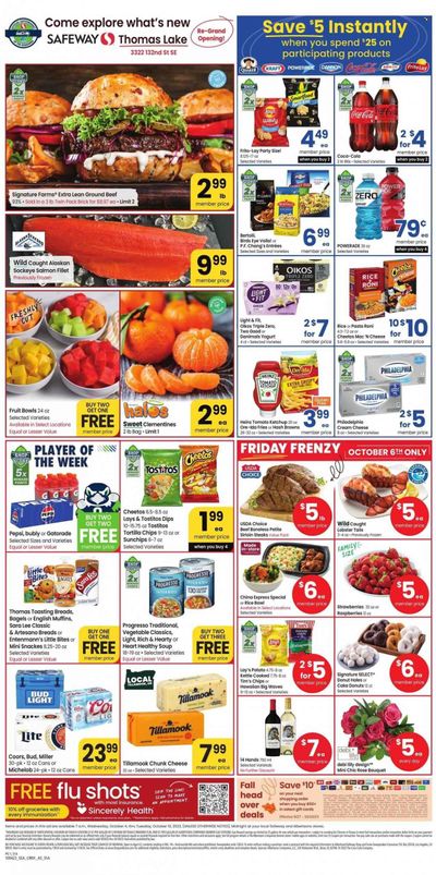 Safeway (WA) Weekly Ad Flyer Specials October 4 to October 10, 2023