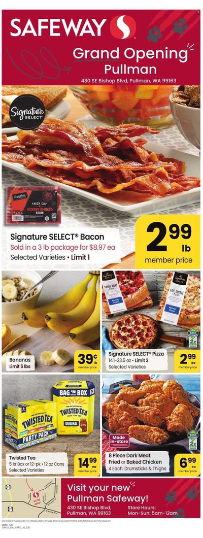 Safeway (WA) Weekly Ad Flyer Specials October 4 to October 10, 2023