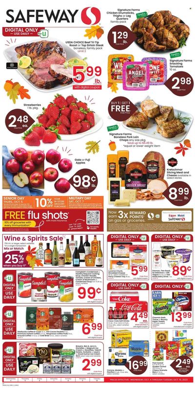 Safeway (WY) Weekly Ad Flyer Specials October 4 to October 10, 2023