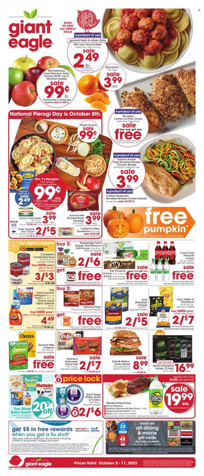 Giant Eagle (PA) Weekly Ad Flyer Specials October 5 to October 11, 2023