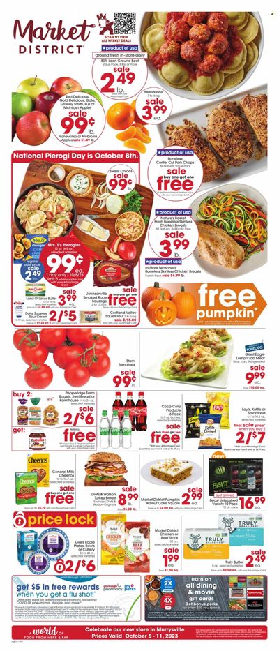 Giant Eagle (PA) Weekly Ad Flyer Specials October 5 to October 11, 2023