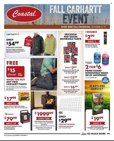 Coastal Farm & Ranch Weekly Ad Flyer Specials October 4 to October 17, 2023