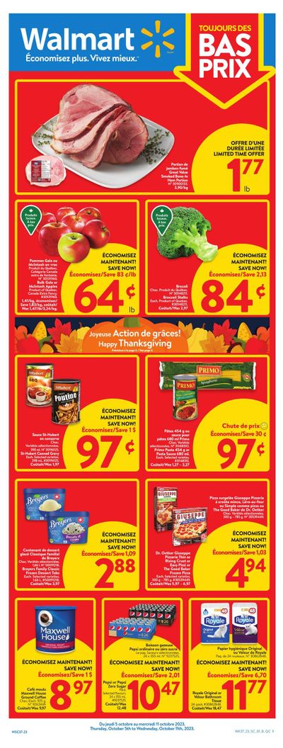 Walmart (QC) Flyer October 5 to 11