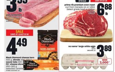 Loblaws Ontario: Dozen No Name Large White Eggs $3.89 + 2,000 PC Optimum Points October 5th – 11th + Flyer Deals Loblaws Ontario: Dozen No Name Large White Eggs $3.89 + 2,000 PC Optimum Points October 5th – 11th + Flyer Deals