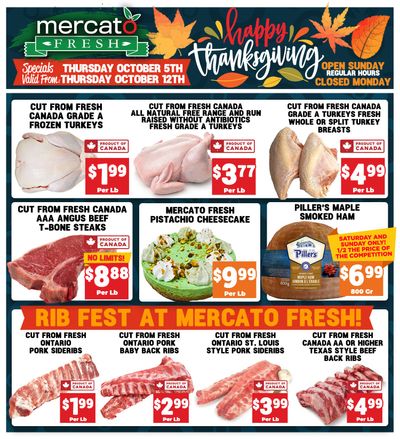 Mercato Fresh Flyer October 5 to 12