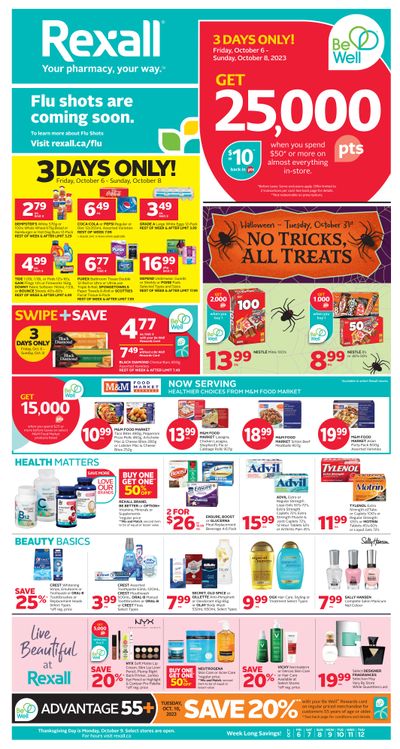 Rexall (AB, SK & MB) Flyer October 6 to 12